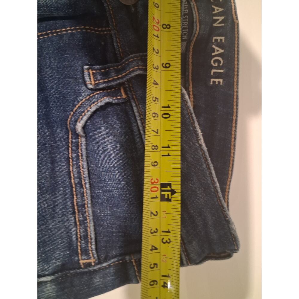 American Eagle Ne(x)t Level Stretch Hi-Rise Jegging Size 2 Short Distressed - Picture 10 of 14